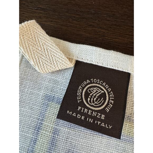 Linen Kitchen Tea Towel Lemon Tessitura Toscana Telerie Made in Italy - Picture 6 of 7